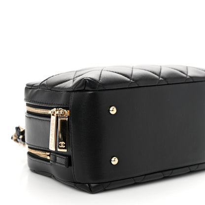 Chanel Lambskin Quilted Small Trendy CC Bowling Bag Black 9 of 10