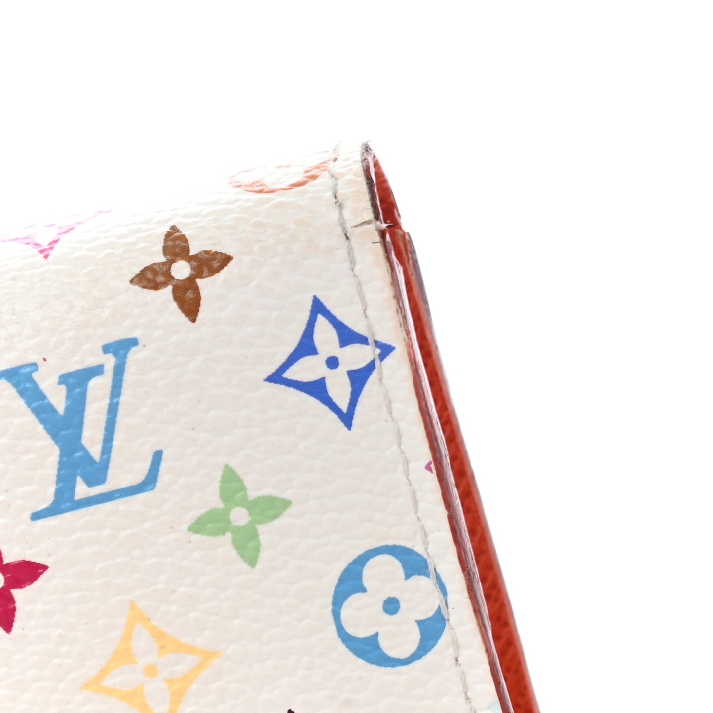 Monogram Multicolor Insolite Wallet White Orange