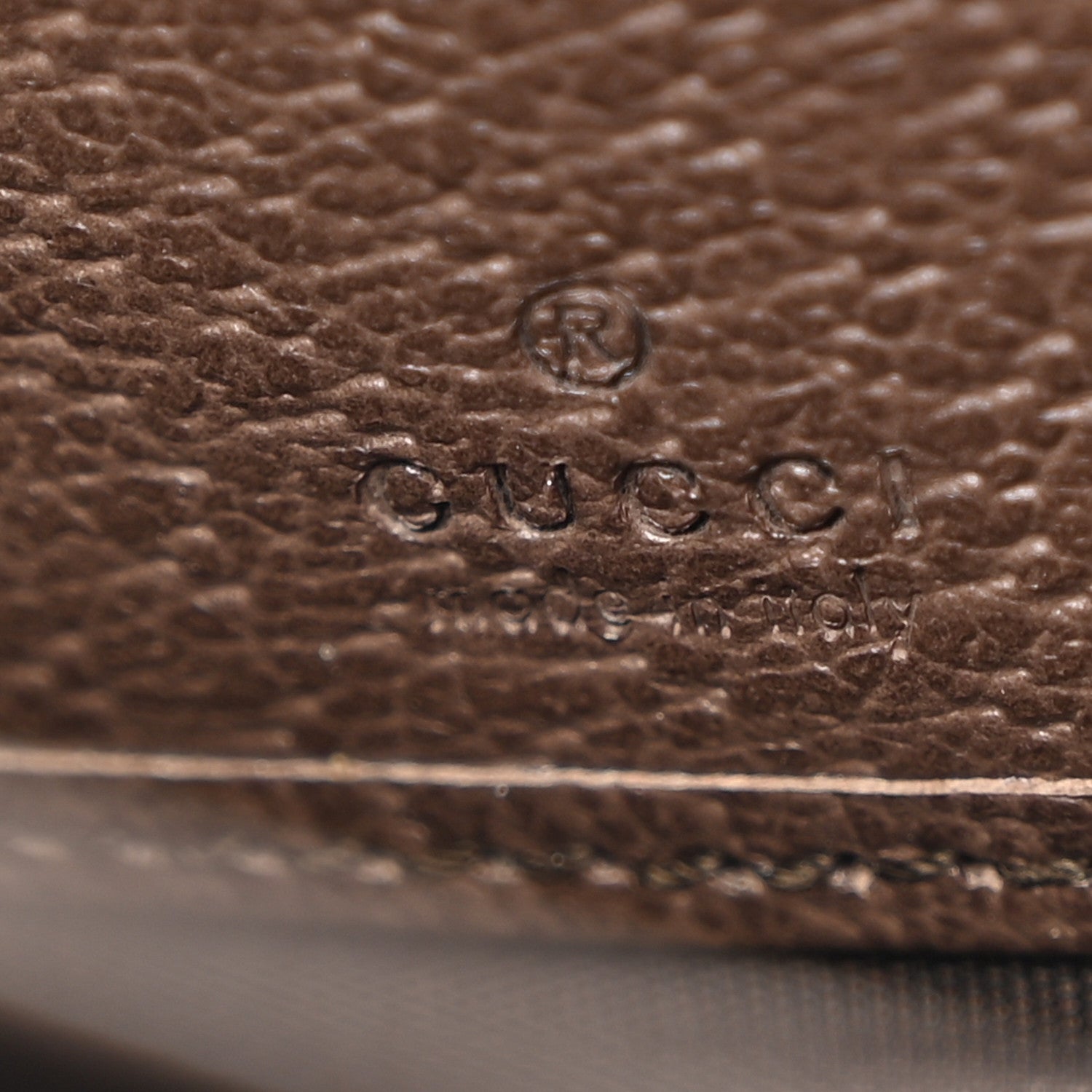 Gucci GG Supreme Monogram Web Ophidia Zip Around Wallet Brown 6 of 10