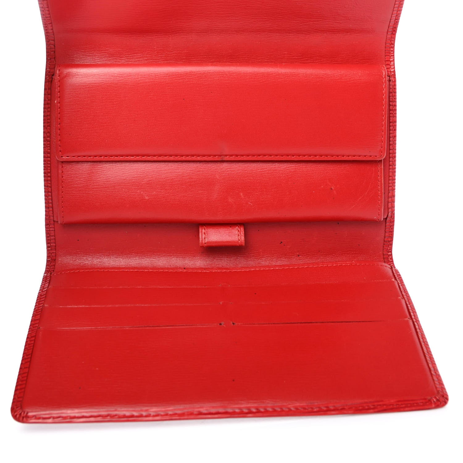 Louis Vuitton Epi Porte Tresor International Wallet Castillan Red 4 of 4