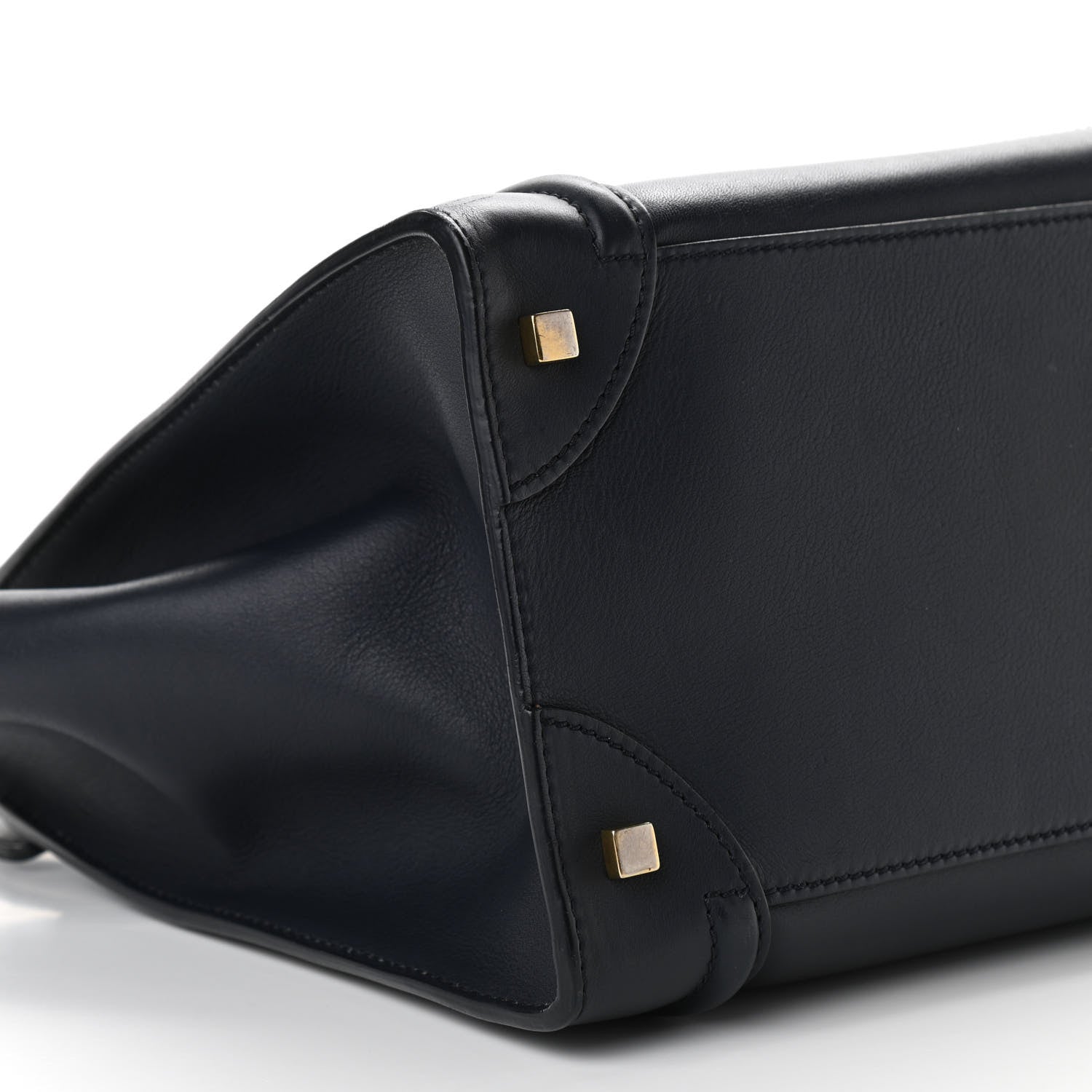 Celine Smooth Calfskin Mini Luggage Navy Blue 7 of 8