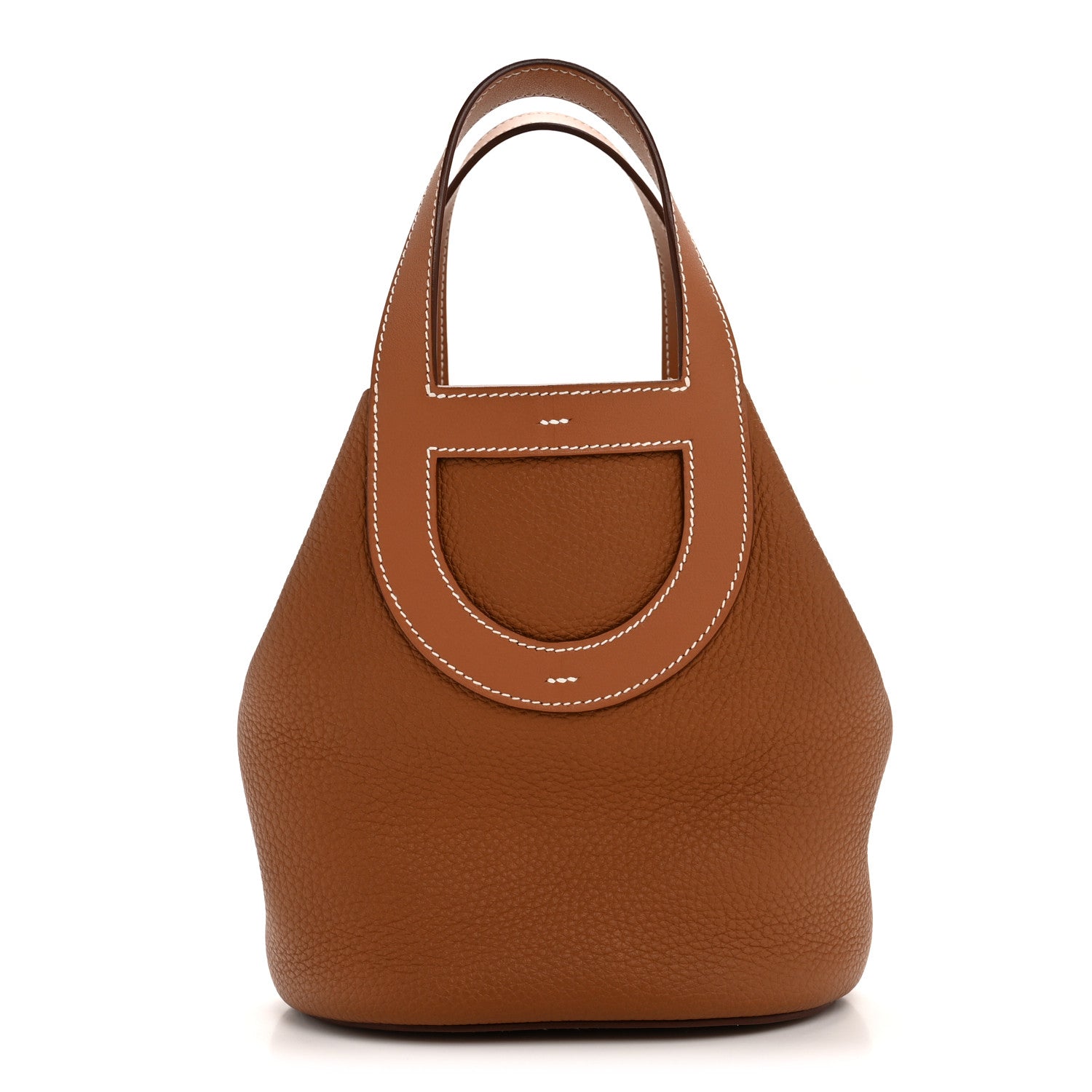 Hermes Taurillon Clemence Swift In-The-Loop 18 Bag Gold 1 of 12