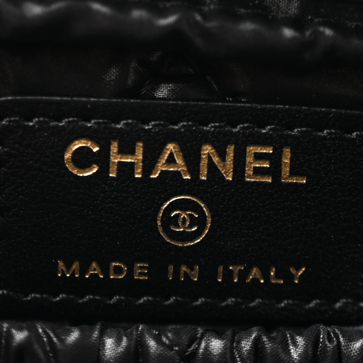 Chanel Caviar Quilted Small Curvy Pouch Cosmetic Case Black 6 of 7