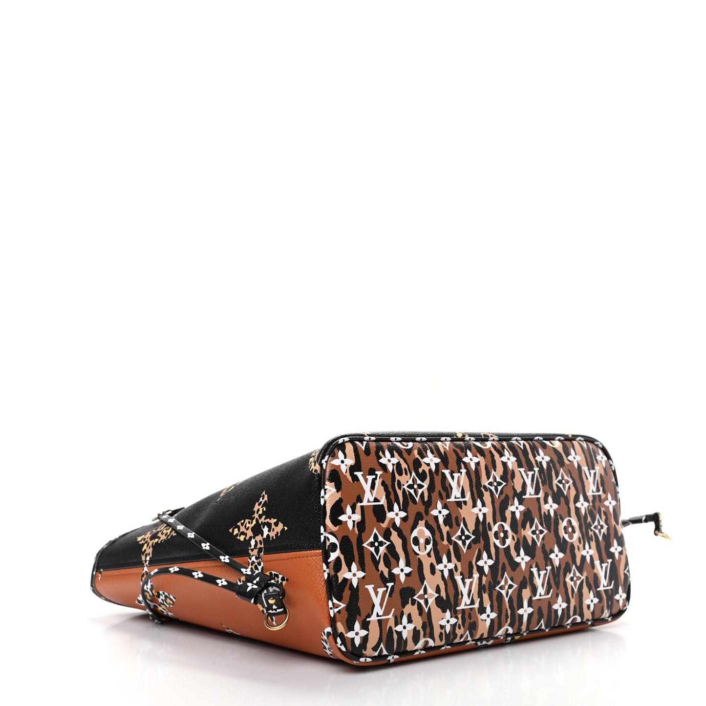 Monogram Giant Jungle Neverfull MM Black