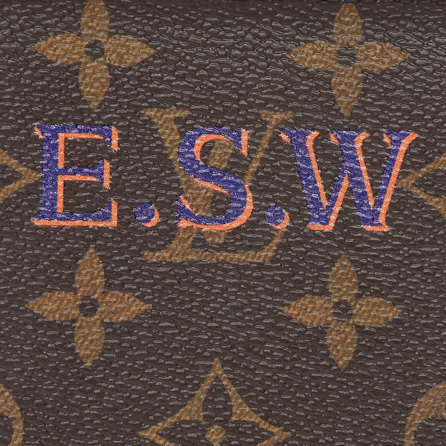 Monogram My LV Heritage Passport Cover Violet Orange