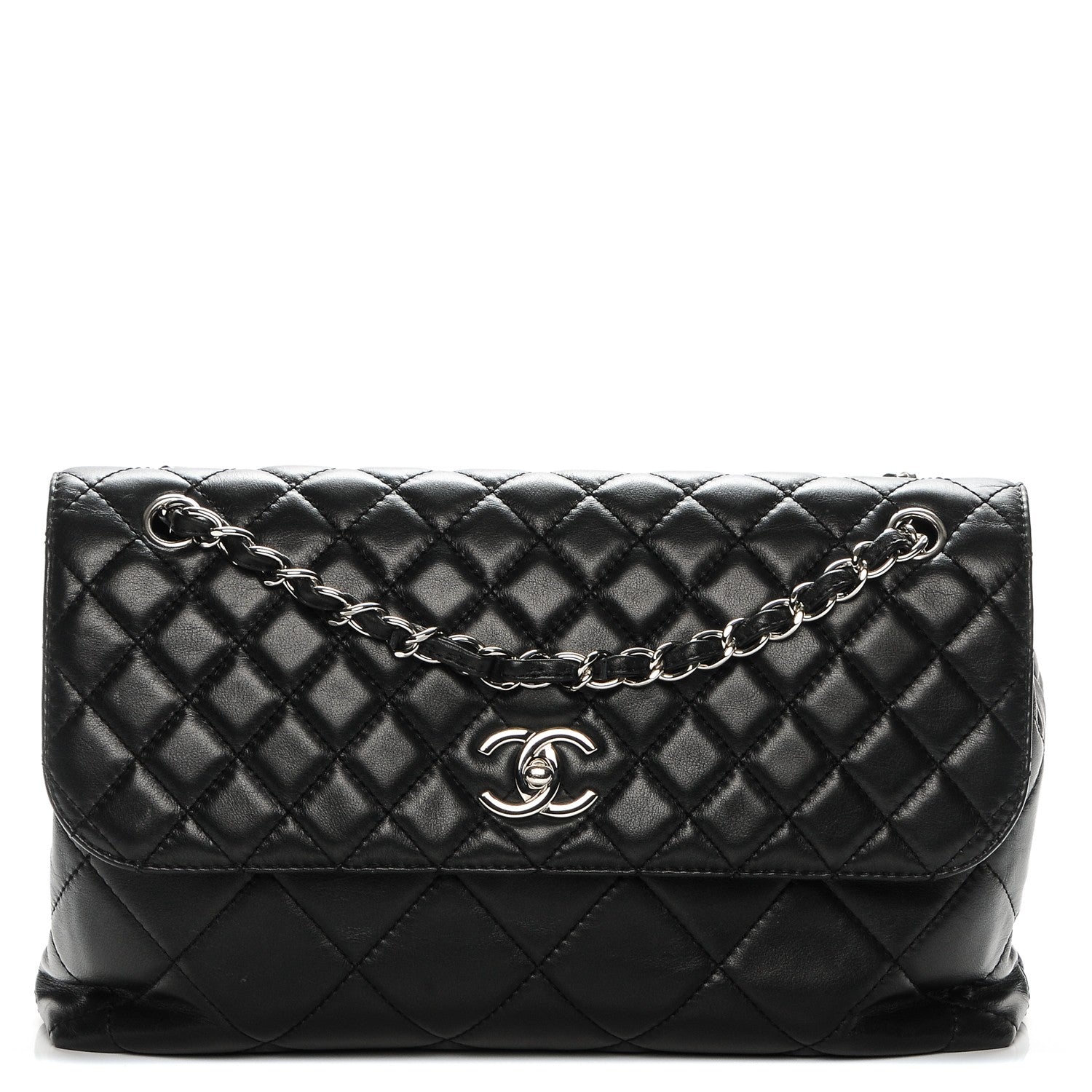 Chanel Calfskin Quilted In The Business Flap Bag Black 1 of 7
