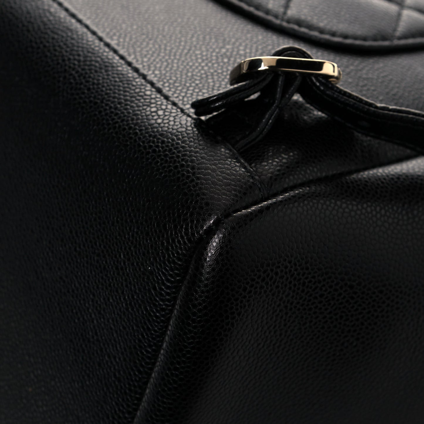 Caviar Quilted Business Affinity Backpack Black