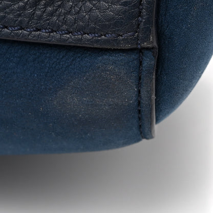 Chanel Grained Calfskin Suede Neo Executive Shopper Tote Navy Blue 13 of 14
