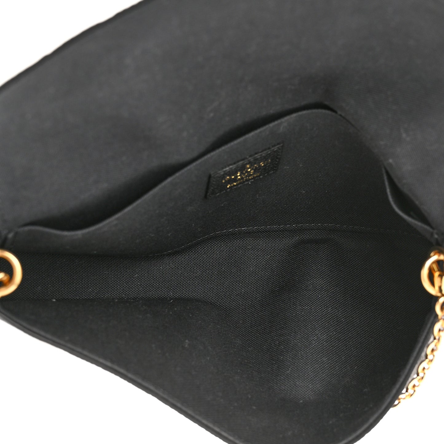 Empreinte Pochette Felicie Chain Wallet Black