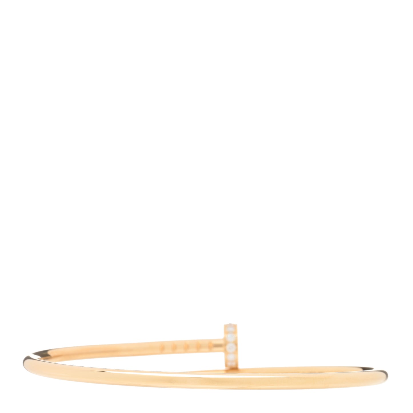 18K Yellow Gold Diamond Small Juste Un Clou Bracelet 15
