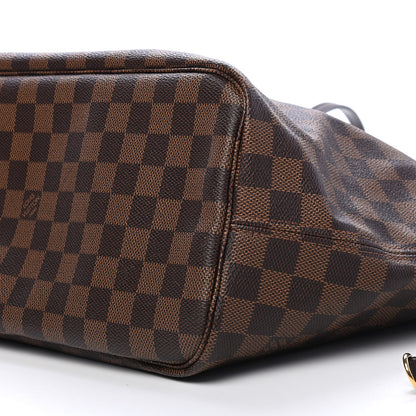 Louis Vuitton Damier Ebene Neo Neverfull MM Rose Ballerine 9 of 9