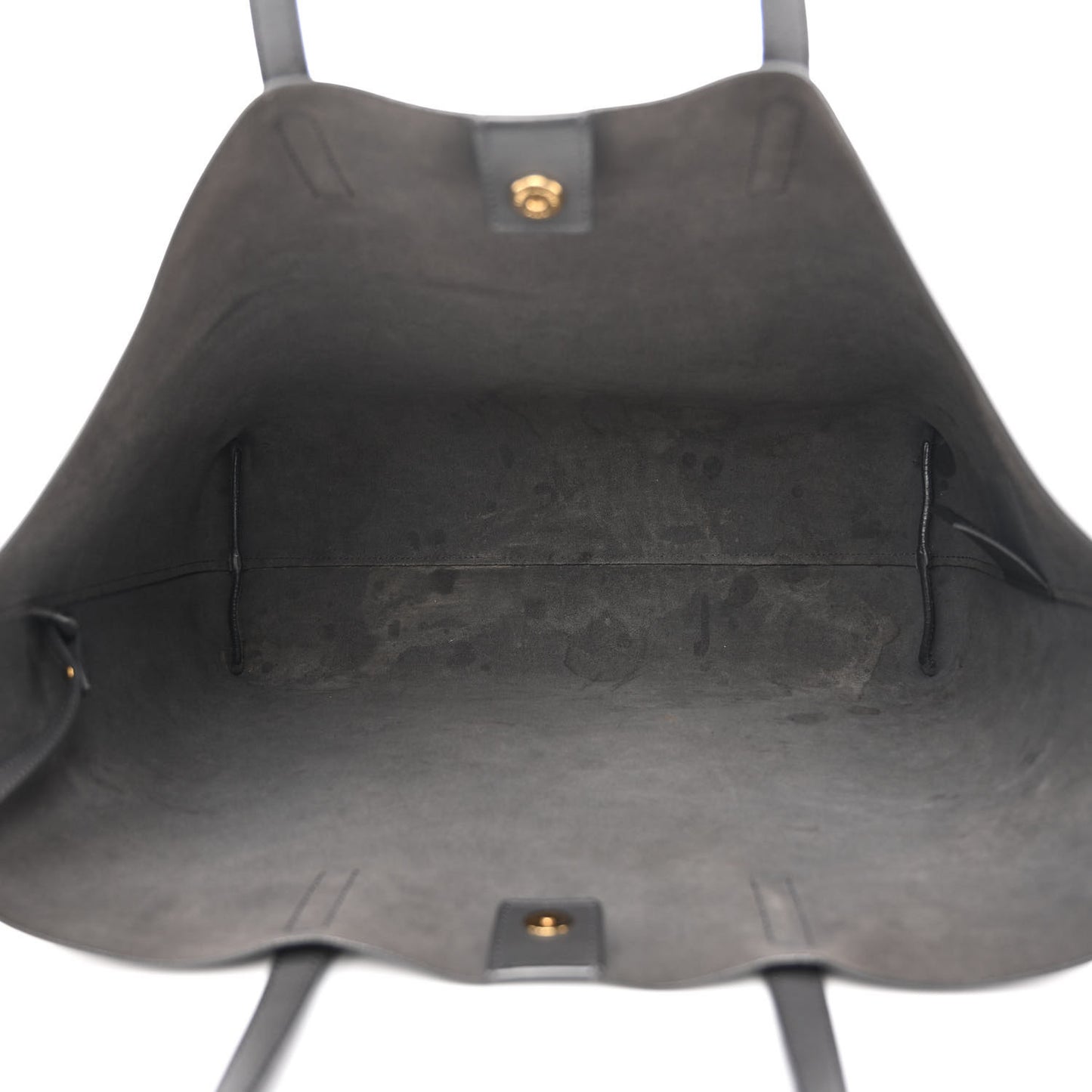 Calfskin Large Shopping Tote Asphalt