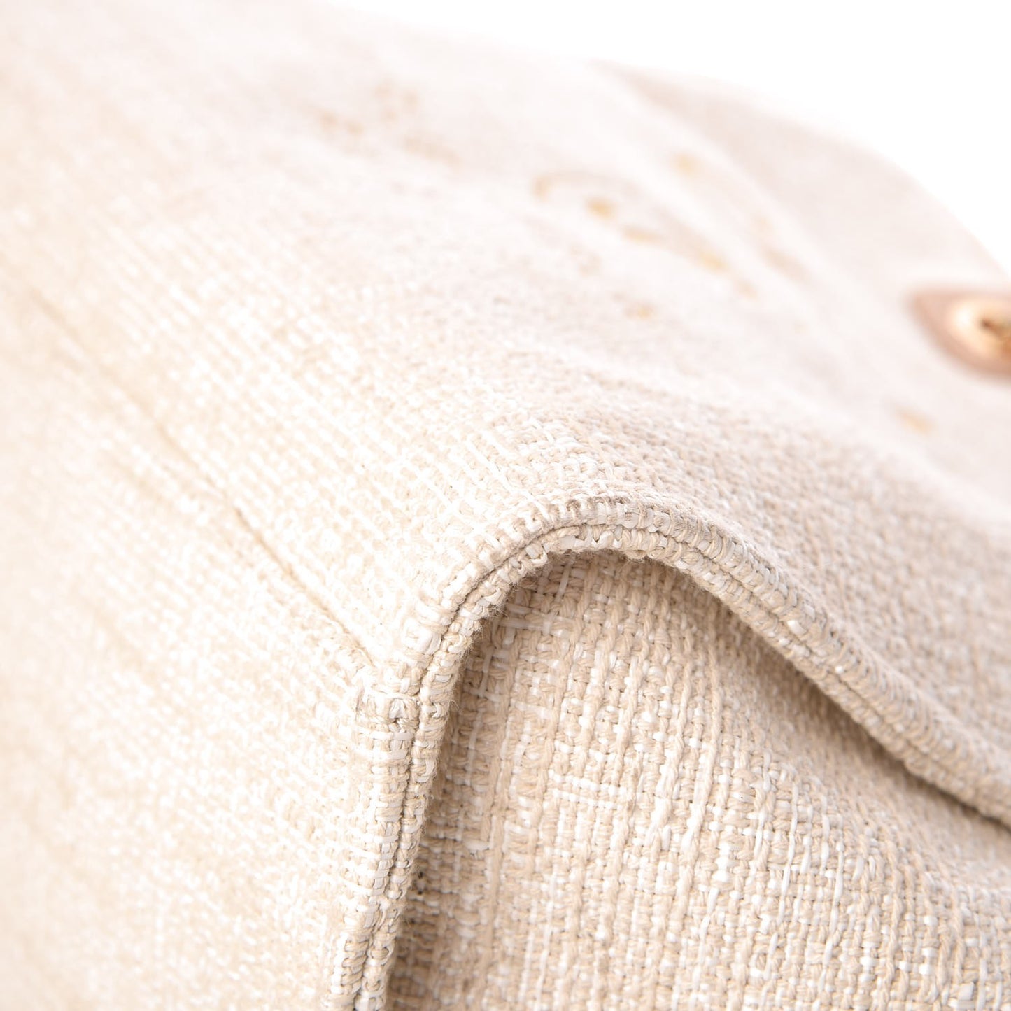 Canvas Large Deauville Tote Light Beige