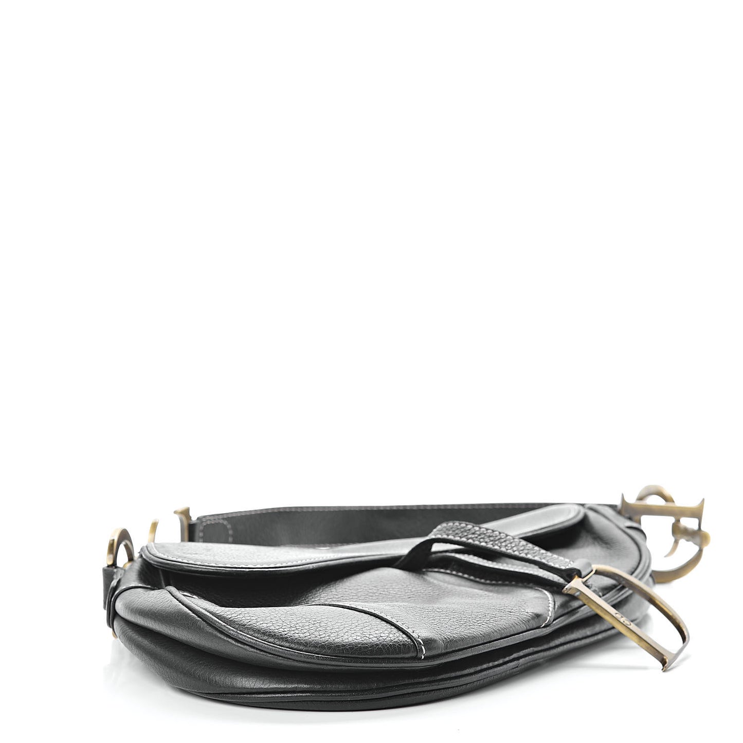 Calfskin Saddle Bag Black