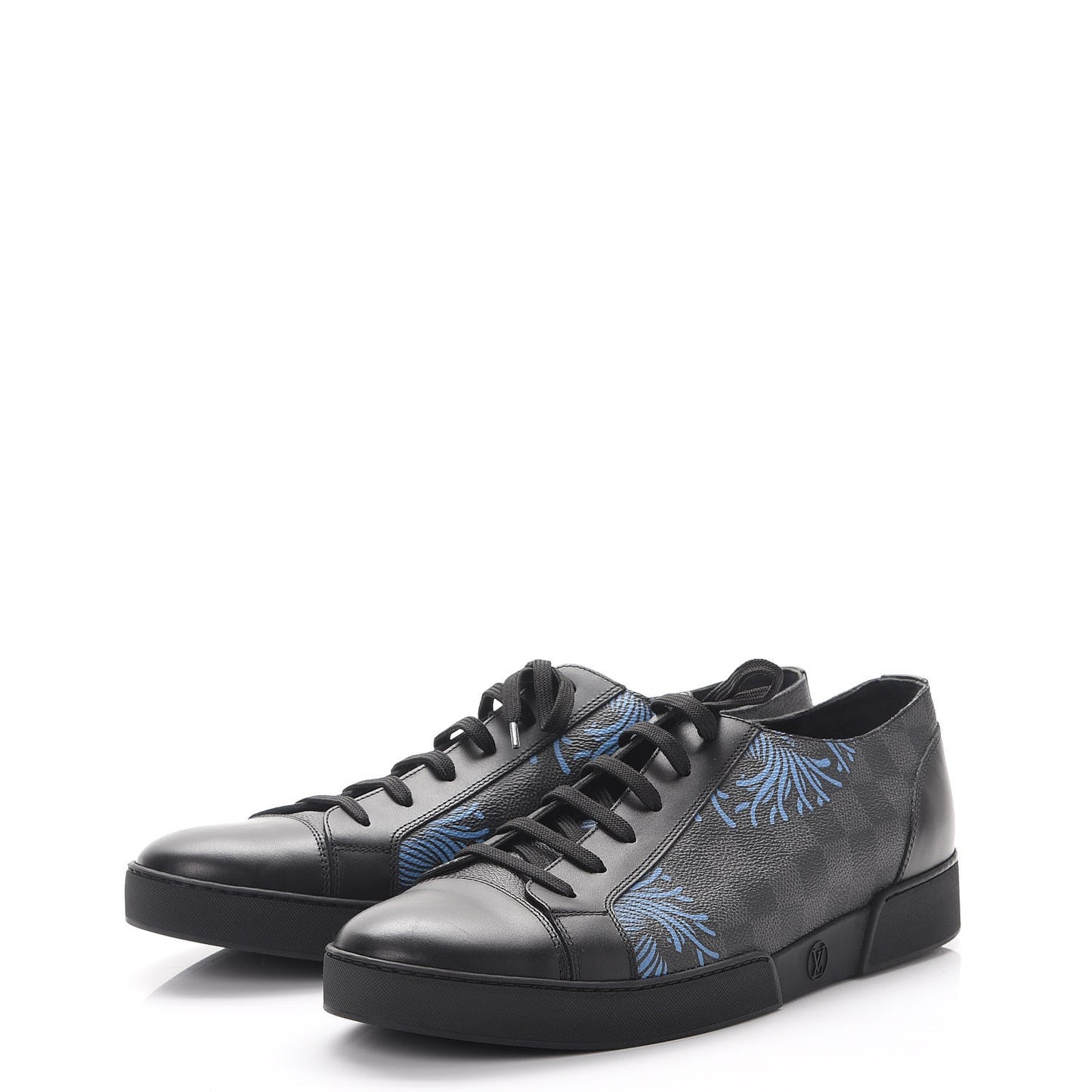 Damier Graphite Rope Sneakers 10 Blue