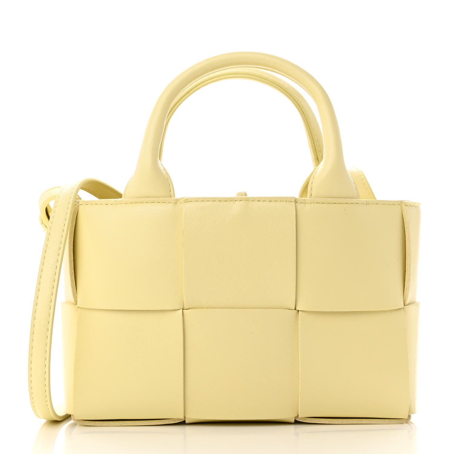 Bottega Veneta Nappa Maxi Intrecciato Candy Arco Tote Ice Cream 1 of 11