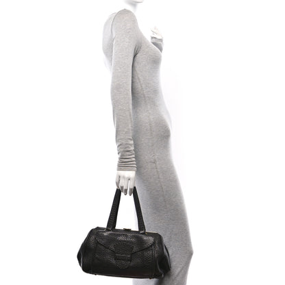 Prada Cervo Berlino Satchel Brown 2 of 9