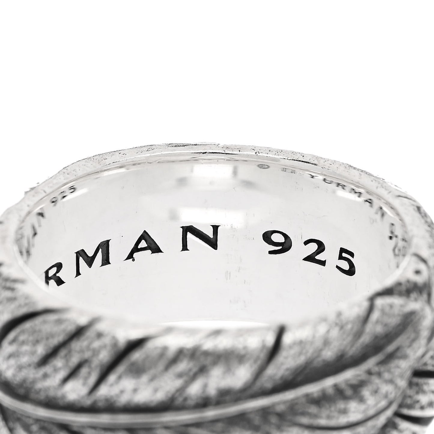 Sterling Silver 11mm Southwest Band Ring 62 10