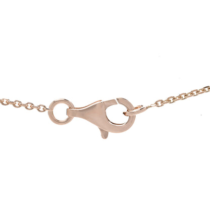 Chanel 18K Rose Gold Diamond Extrait de Camelia Pendant Necklace 4 of 8