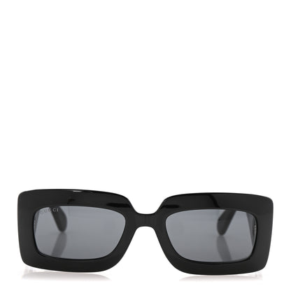 Gucci Acetate Rectangular Sunglasses GG0811S Black 2 of 9