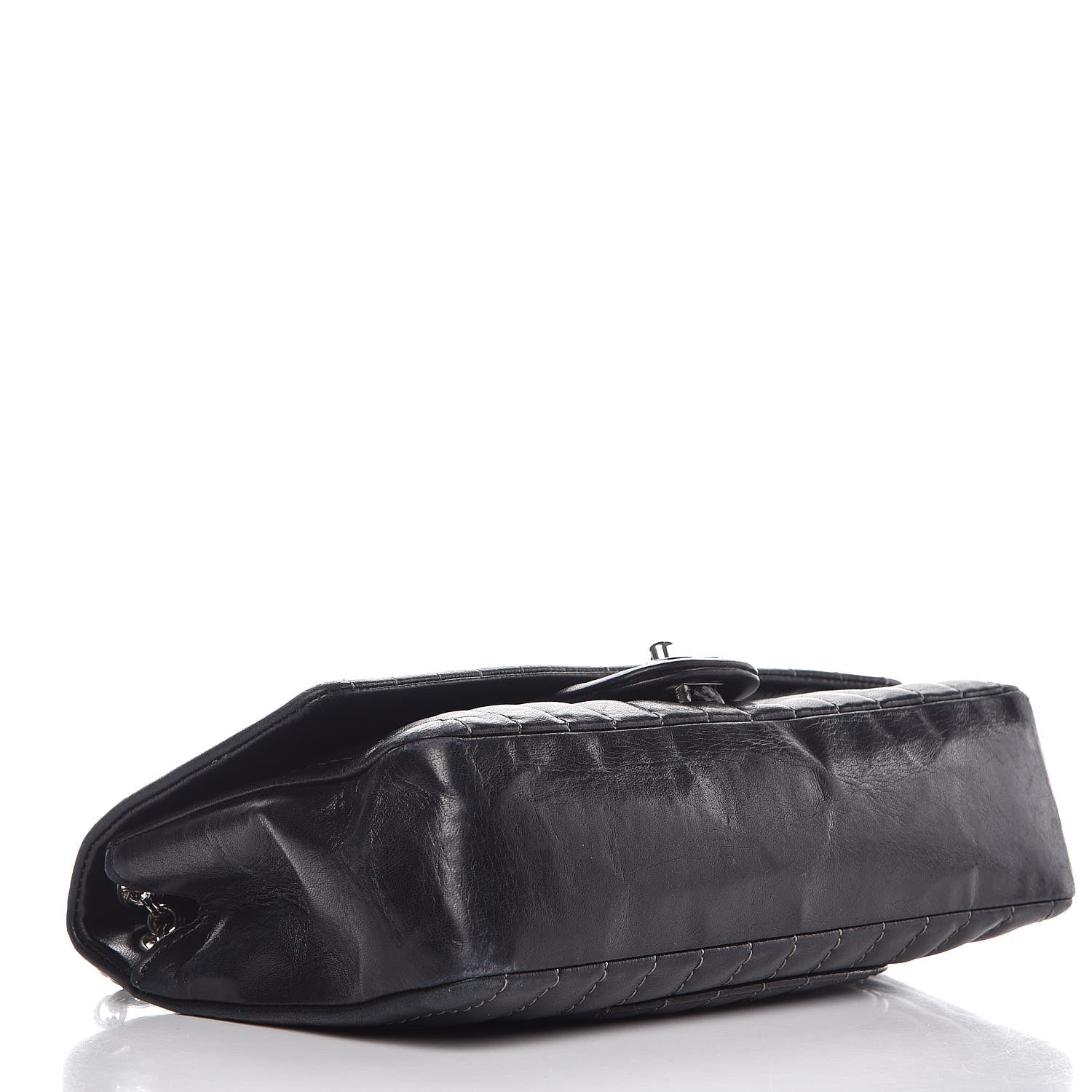 Chanel Lambskin Vertical Quilted Medium Single Flap Black 5 of 16