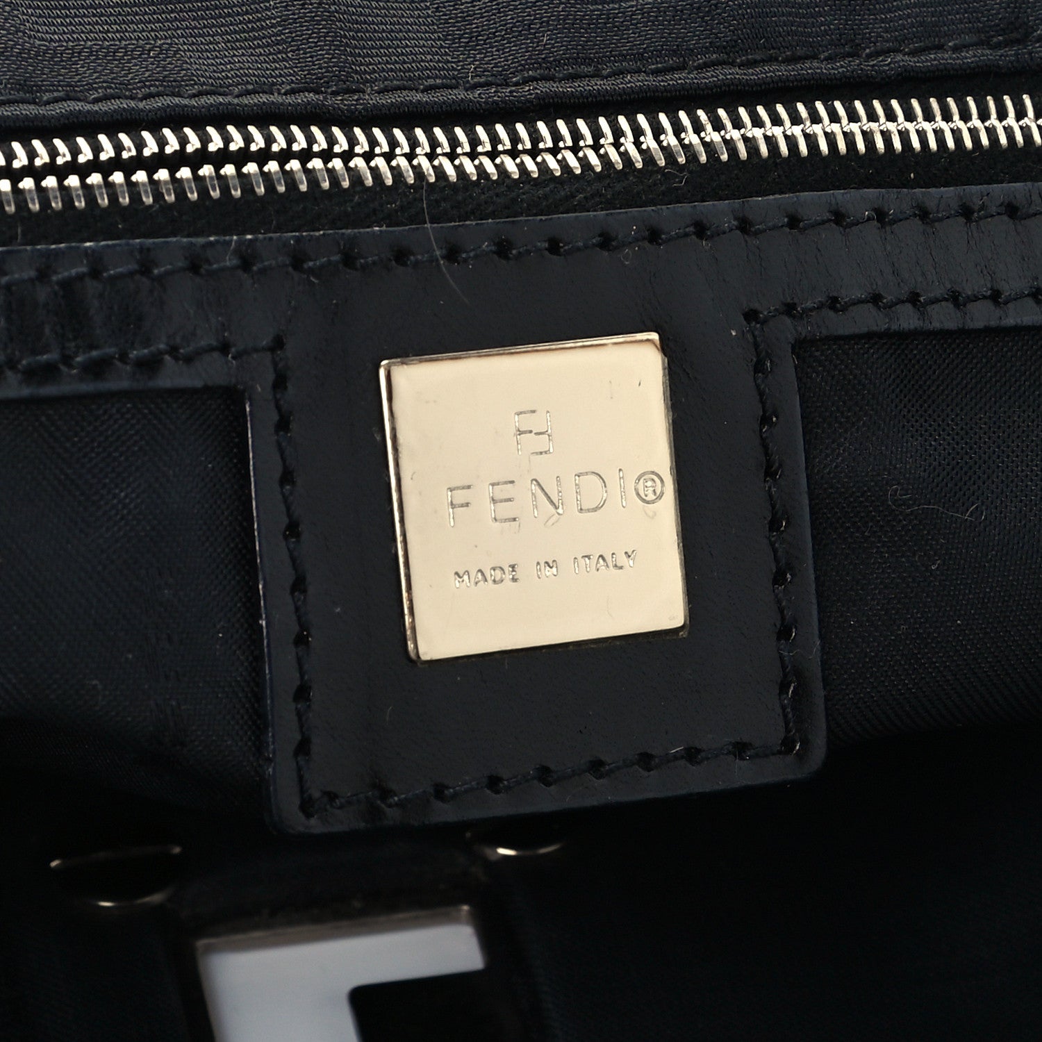 Fendi Zucca Tote Black 5 of 8