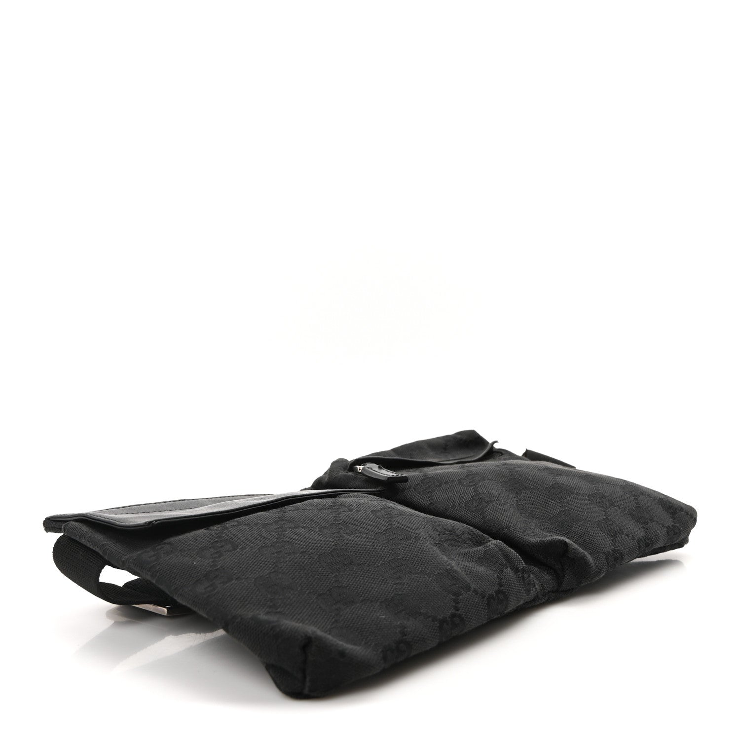 Gucci GG Monogram Double Pocket Belt Bag Black 4 of 10