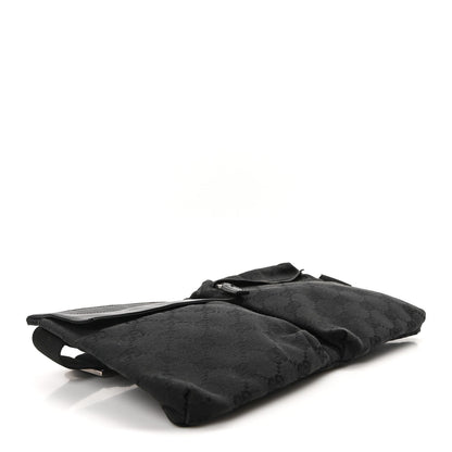 Gucci GG Monogram Double Pocket Belt Bag Black 4 of 10