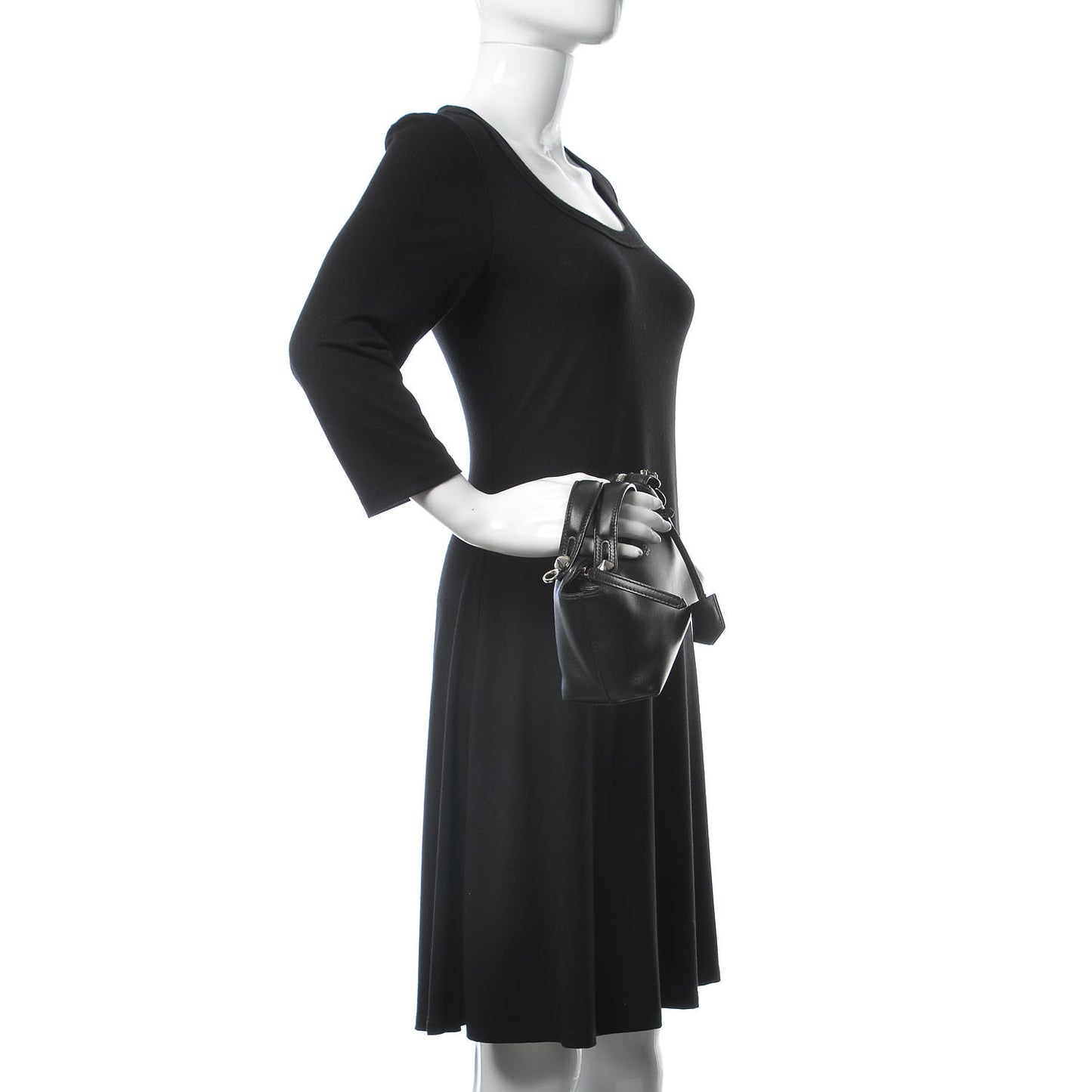 Shiny Nappa Crystal Croc Tail Mini By The Way Boston Bag Black Smoky Quartz