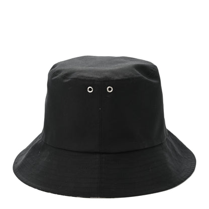 Christian Dior Polyester Cotton Oblique Reversible Teddy-D Brim Bucket Hat 56 Black 5 of 12