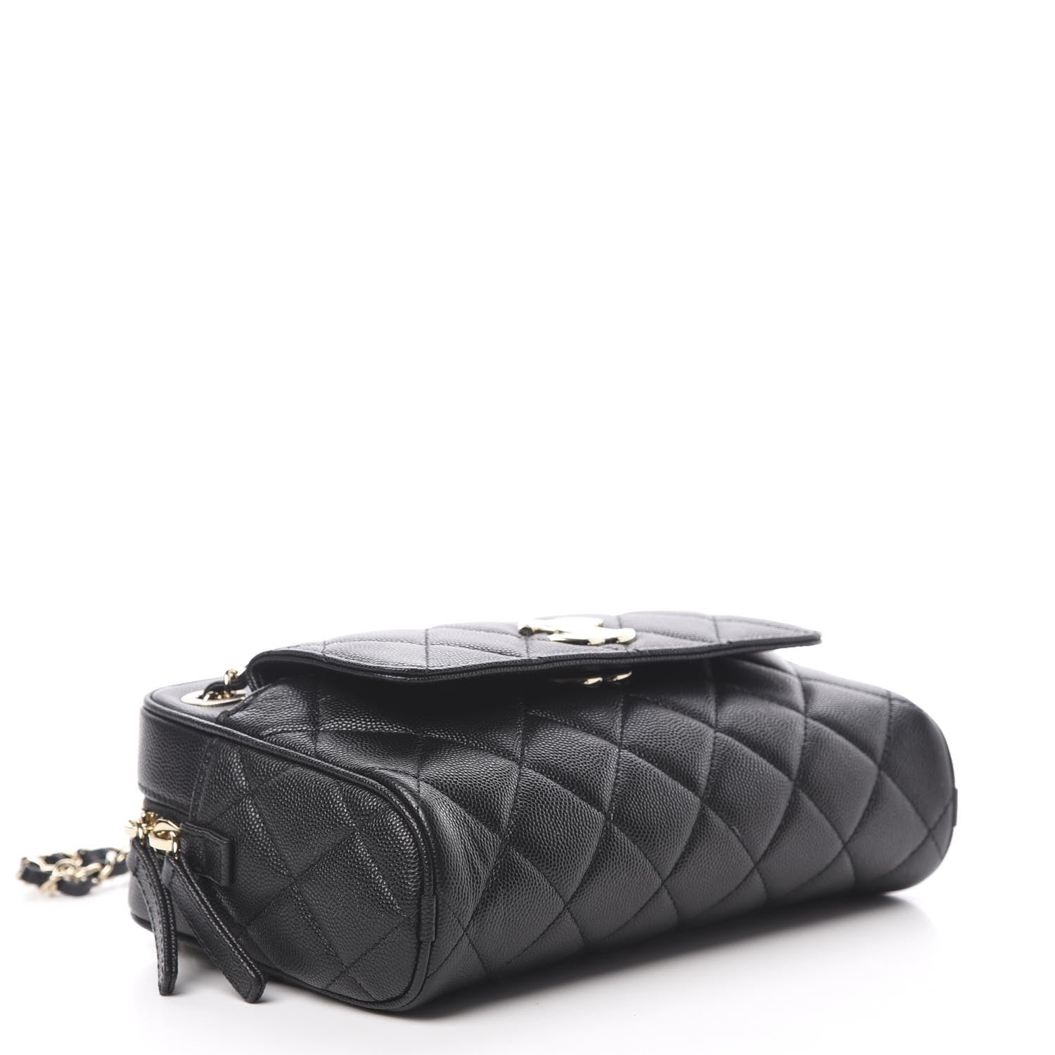 Chanel Caviar Quilted Small In & Out Camera Case Black 4 of 11