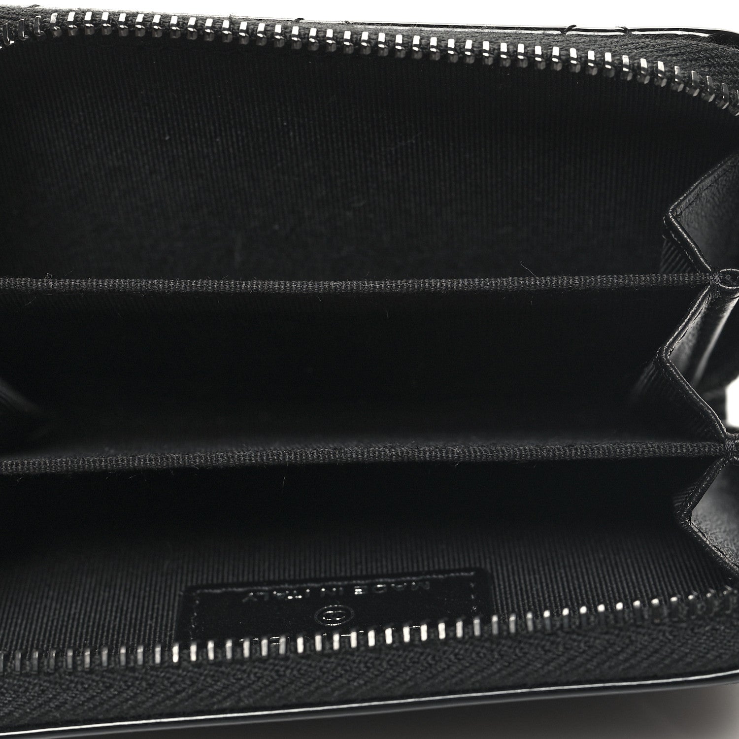 Chanel Patent Lambskin Quilted Zip Coin Purse So Black 5 of 9