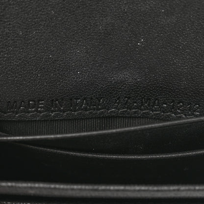 Christian Dior Goatskin Saddle Card Holder Black 7 of 7