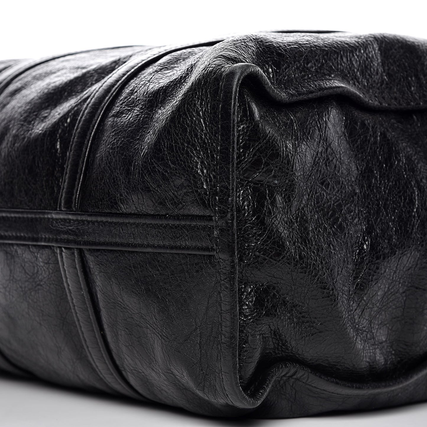Agneau Medium Bazar Shopper Tote Black