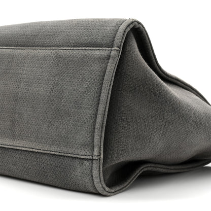 Chanel Canvas Large Deauville Tote Grey 8 of 11