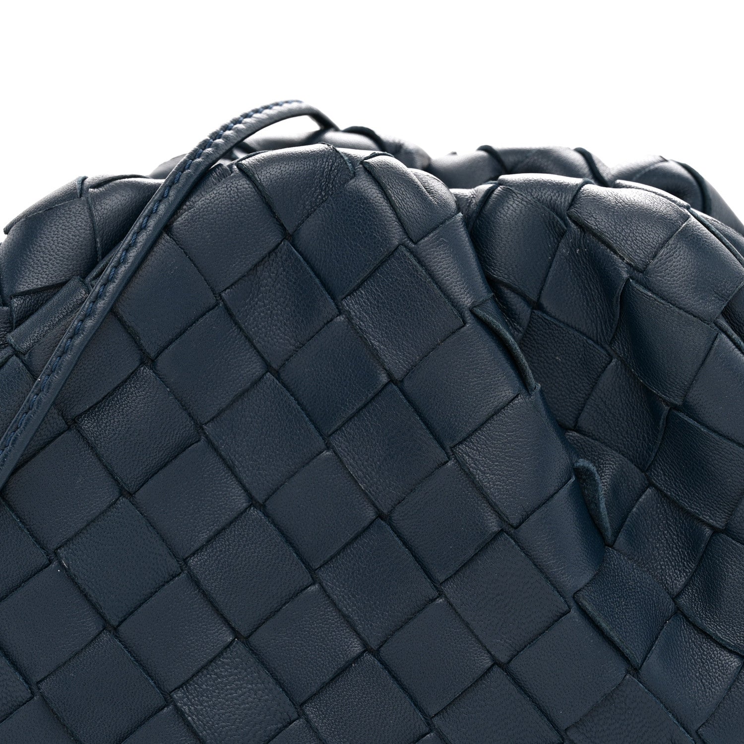 Bottega Veneta Nappa Intrecciato The Mini Pouch  Deep Blue 8 of 12