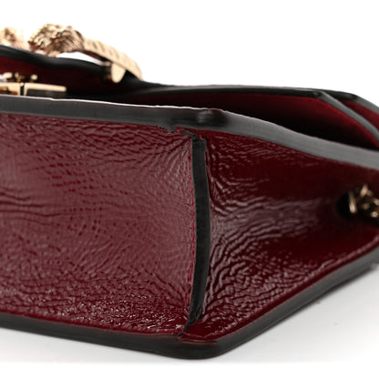Gucci Crinkled Patent Mini Dionysus Shoulder Bag Rosso Ancora Red 10 of 10