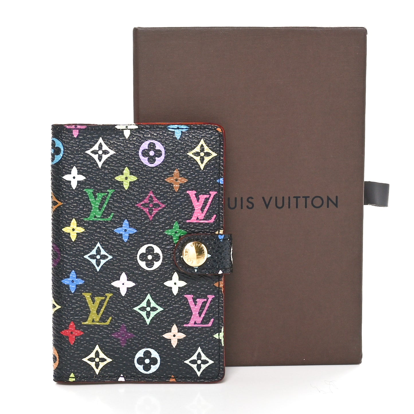 Monogram Multicolor Carnet de Bal Mini Agenda Cover Black