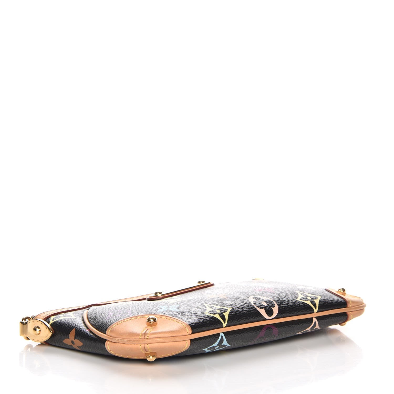 Louis Vuitton Monogram Multicolor Pochette Milla MM Black 4 of 9