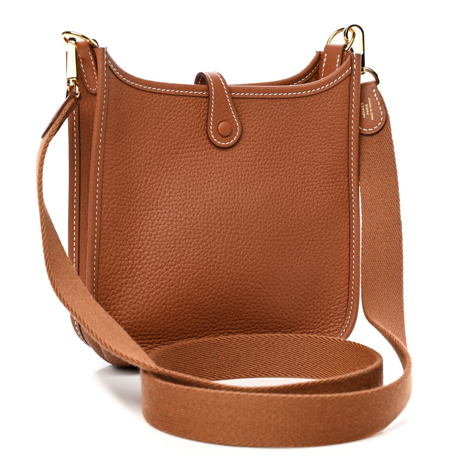 Hermes Taurillon Clemence Evelyne TPM Gold 2 of 4