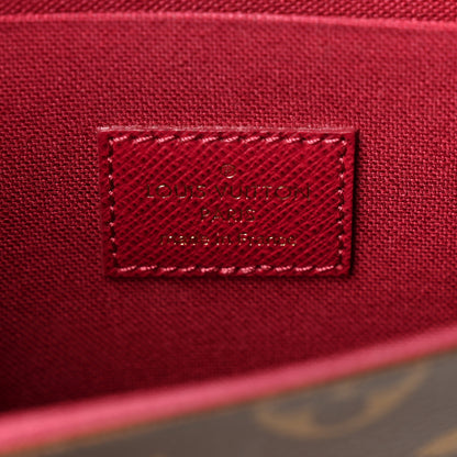 Louis Vuitton Monogram Pochette Felicie Chain Wallet Fuchsia 7 of 12