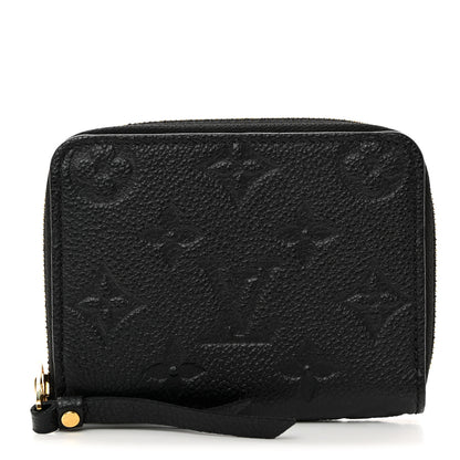 Louis Vuitton LOUIS VUITTON Empreinte Zippy Coin Purse Black 1 of 6