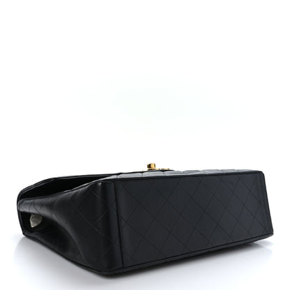 Chanel Lambskin Quilted XL Jumbo Single Flap Black 4 of 10
