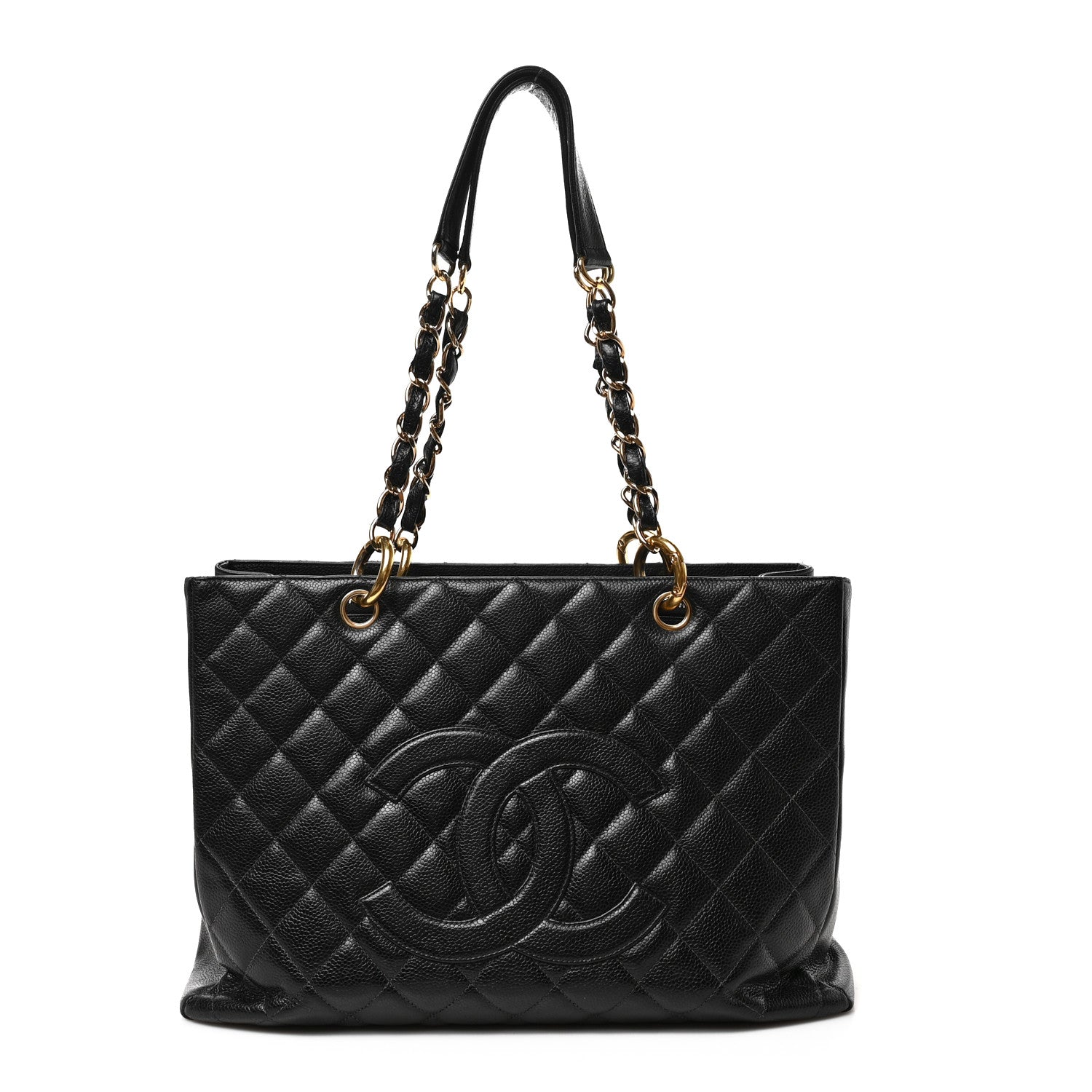 Chanel Caviar Quilted Grand Shopping Tote GST Black 1 of 9