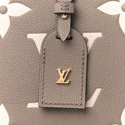 Louis Vuitton Empreinte Monogram Giant Trianon PM Tourterelle Creme 9 of 11