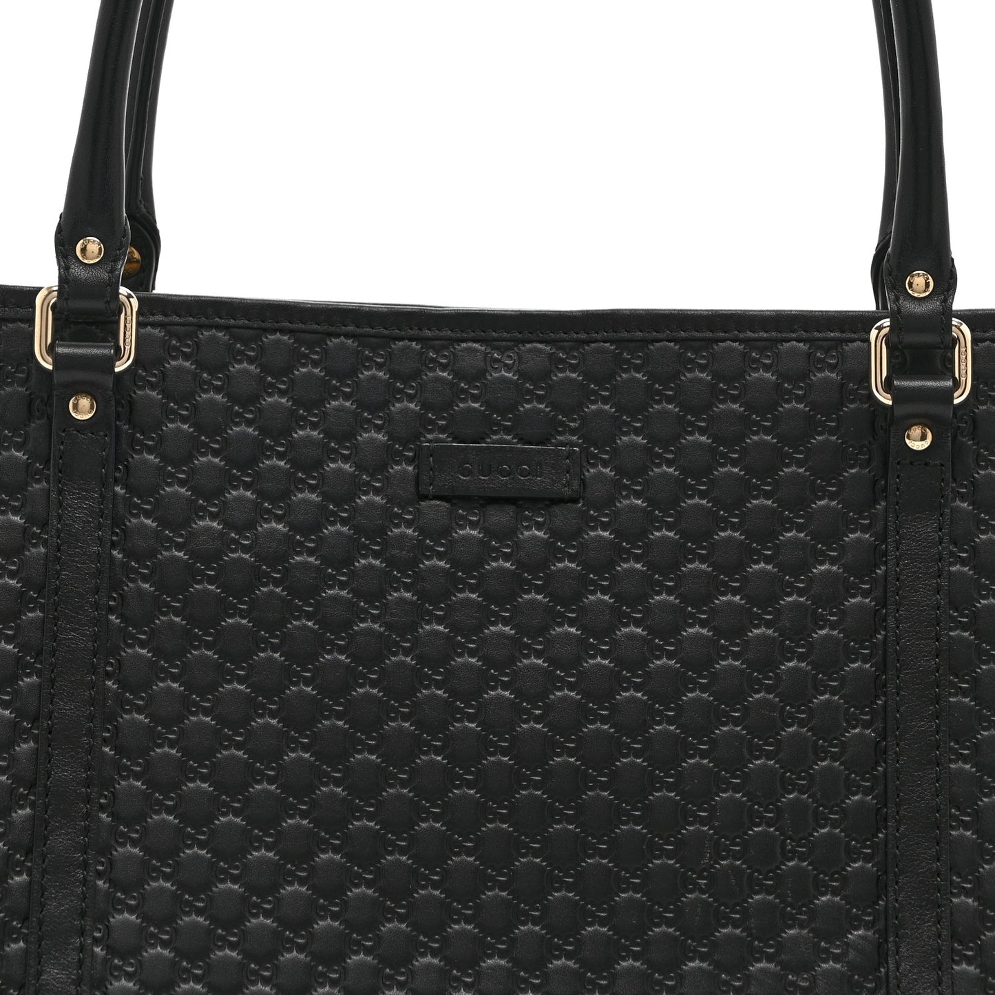 Microguccissima Medium Joy Tote Black