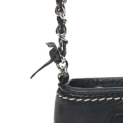 Chanel Lambskin Lax Pochette Black 5 of 7