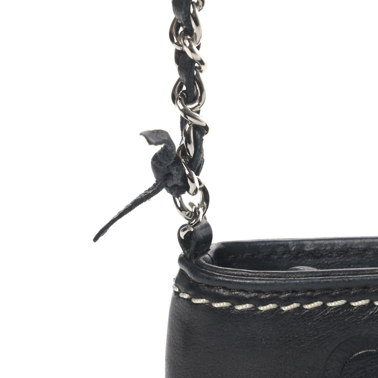 Chanel Lambskin Lax Pochette Black 5 of 7