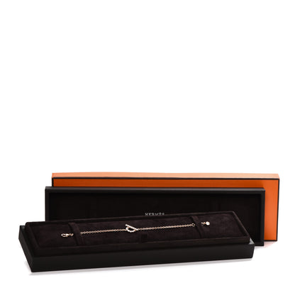 Hermes 18K Rose Gold Diamond Finesse Bracelet SH 5 of 5