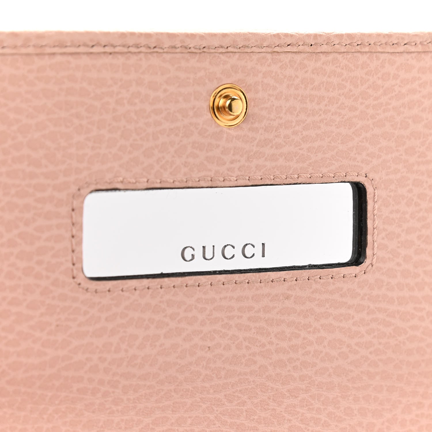 Gucci Dollar Calfskin Petite GG Marmont Wallet Chain Perfect Pink 11 of 12